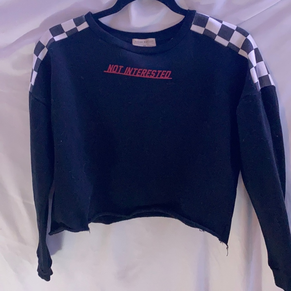 Statement cropped sweater